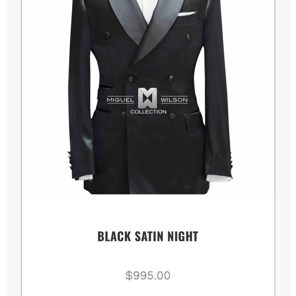 MIGUEL WILSON (MENS 56) (WOMENS 16/18) BLACK & GREY SLICK FLORAL JACQUARD BLAZER - Picture 12 of 12